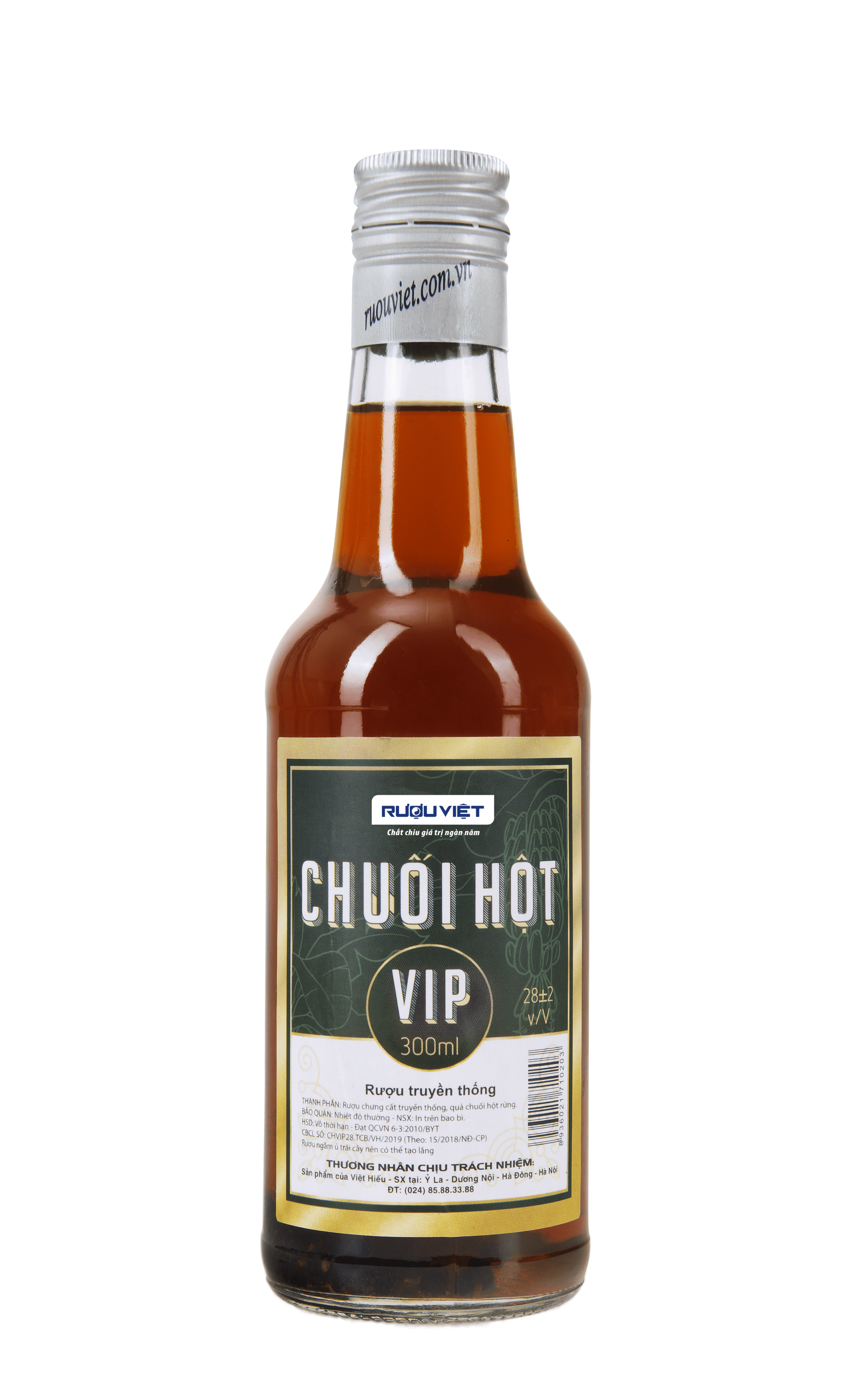 rượu chuối hột vip, một sản phẩm của Rượu Việt