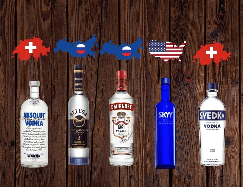 Vodka là gì? Top 5 hãng rượu vodka nổi tiếng nhất thế giới