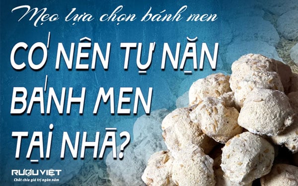 Tự nặn bánh men tại nhà