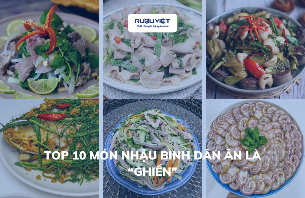 Top 10 món nhậu bình dân