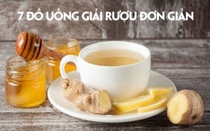 7 đồ uống giải rượu đơn giản