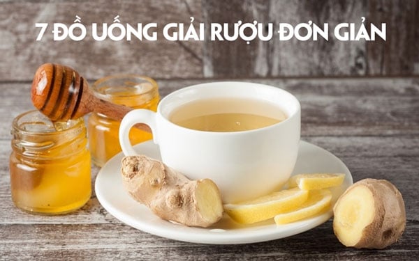 7 đồ uống giải rượu đơn giản
