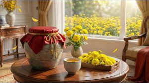 Hoàng Hoa Tửu - rượu ngâm hoa cúc chi