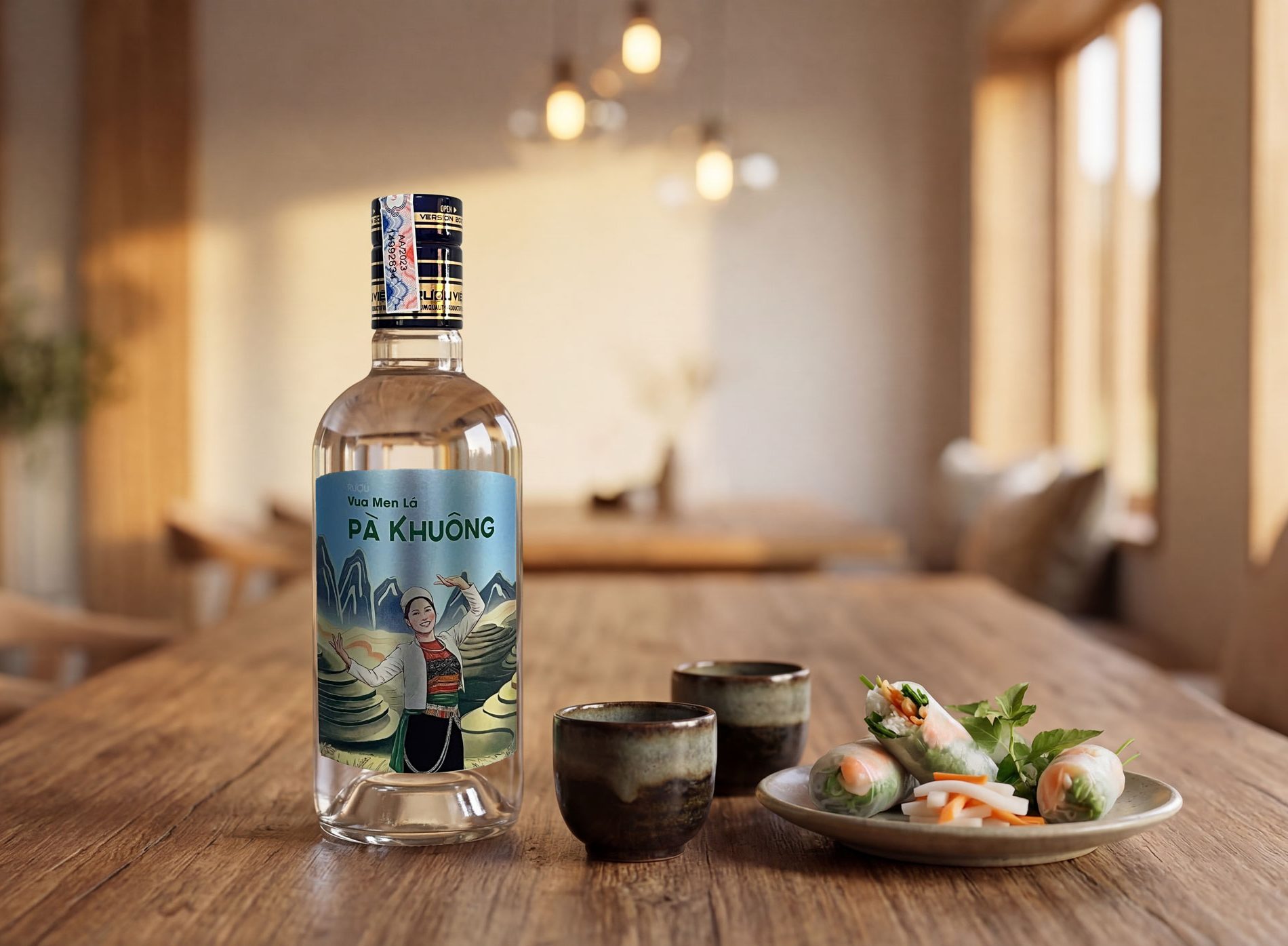 Rượu Vua Men lá Pà Khuông